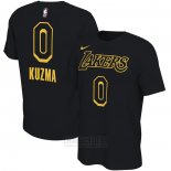 Camiseta Manga Corta Los Angeles Lakers Kyle Kuzma Negro