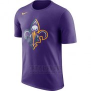 Camiseta Manga Corta New Orleans Pelicans Violeta