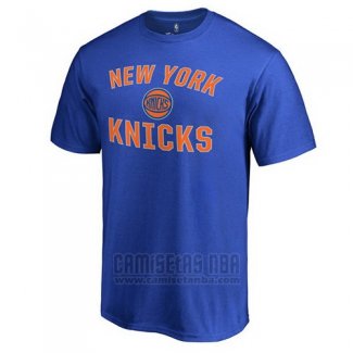 Camiseta Manga Corta New York Knicks Azul4