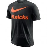 Camiseta Manga Corta New York Knicks Negro