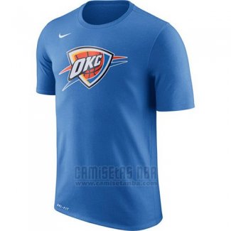 Camiseta Manga Corta Oklahoma City Thunder Azul