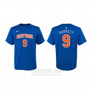 Camiseta Manga Corta R.j. Barrett New York Knicks Azul