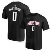Camiseta Manga Corta Russell Westbrook Houston Rockets Negro