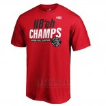 Camiseta Manga Corta Toronto Raptors 2019 NBA Finals Champions NB'Eh Champs Rojo