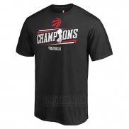 Camiseta Manga Corta Toronto Raptors 2019 NBA Finals Champions Ultimate Delivery Negro