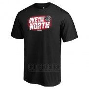Camiseta Manga Corta Toronto Raptors Negro 2019 NBA Playoffs We The North