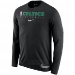 Camiseta Manga Larga Boston Celtics Negro