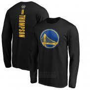 Camiseta Manga Larga Klay Thompson Golden State Warriors 2019-20 Negro