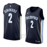 Camiseta Memphis Grizzlies Kobi Simmons #2 Icon 2018 Azul