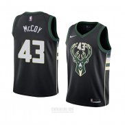 Camiseta Milwaukee Bucks Brandon Mccoy #43 Statement 2018 Negro