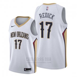 Camiseta New Orleans Pelicans J.j. Redick #17 Ciudad Blanco