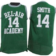 Camiseta Pelicula Bel-Air Academy Smith #14 Verde