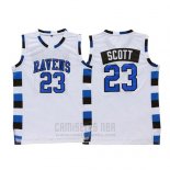 Camiseta Pelicula Tree Hill Nathan Scott #23 Blanco