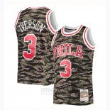 Camiseta Philadelphia 76ers Allen Iverson #3 Hardwood Classics 1996-97 Camuflaje