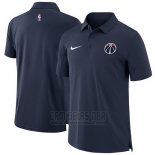 Camiseta Polo Washington Wizards Azul Marino