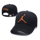 Gorra Jordan Negro Naranja