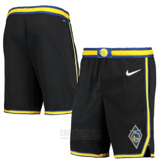 Pantalone Golden State Warriors Ciudad Edition 2021-22 Negro