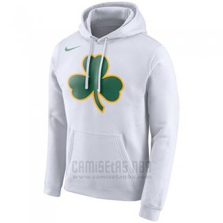 Sudaderas con Capucha Boston Celtics Blanco Ciudad