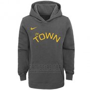 Sudaderas con Capucha Golden State Warriors Gris Ciudad