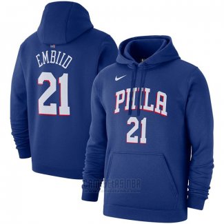 Sudaderas con Capucha Joel Embiid Philadelphia 76ers Azul