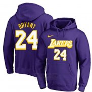 Sudaderas con Capucha Kobe Bayant 24 Los Angeles Lakers Violeta