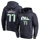 Sudaderas con Capucha Luka Doncic Dallas Mavericks 2019-20 Azul Ciudad