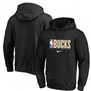 Sudaderas con Capucha Milwaukee Bucks 2019-20 Negro