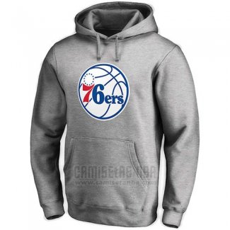 Sudaderas con Capucha Philadelphia 76ers Gris3