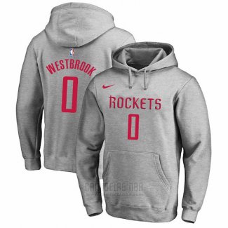 Sudaderas con Capucha Russell Westbrook Houston Rockets Gris