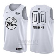 Camiseta All Star 2018 Philadelphia 76ers Nike Personalizada Blanco