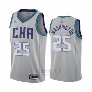 Camiseta Charlotte Hornets P. J. Washington #25 Ciudad Edition Gris