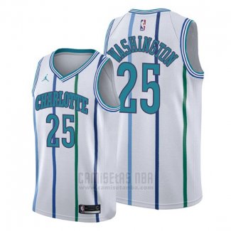 Camiseta Charlotte Hornets P.j. Washington #25 Hardwood Classics 2019-20 Blanco