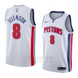 Camiseta Detroit Pistons Henry Ellenson #8 Association 2018 Blanco