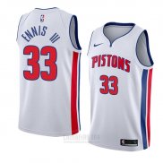 Camiseta Detroit Pistons James Ennis III #33 Association 2018 Blanco