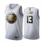Camiseta Golden Edition Los Angeles Clippers Paul George #13 Blanco