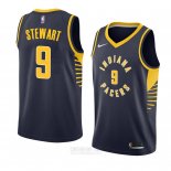 Camiseta Indiana Pacers Elijah Stewart #9 Icon 2018 Azul