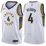 Camiseta Indiana Pacers Victor Oladipo #4 Association 2017-18 Blanco