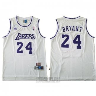 Camiseta Los Angeles Lakers Kobe Bryant #24 Blanco