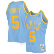 Camiseta Los Angeles Lakers Robert Horry #5 Mitchell & Ness 2001-02 Azul