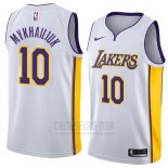 Camiseta Los Angeles Lakers Sviatoslav Mykhailiuk #10 Association 2018 Blanco