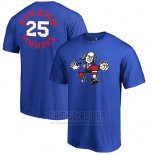 Camiseta Manga Corta Ben Simmons Philadelphia 76ers Azul