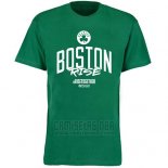 Camiseta Manga Corta Boston Celtics Verde 2019 NBA Playoffs Rise