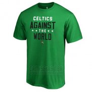 Camiseta Manga Corta Boston Celtics Verde Against The USA