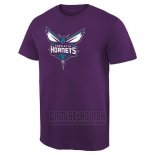 Camiseta Manga Corta Charlotte Hornets Violeta