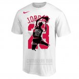Camiseta Manga Corta Chicago Bulls Michael Jordan Blanco2