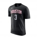 Camiseta Manga Corta Chris Paul Houston Rockets 2019 Negro