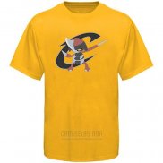 Camiseta Manga Corta Cleveland Cavaliers Cruzado Pokemon Amarillo
