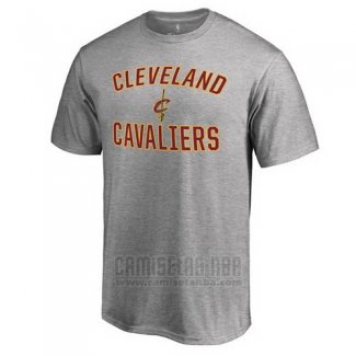 Camiseta Manga Corta Cleveland Cavaliers Gris5