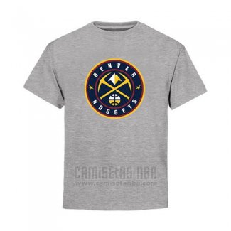 Camiseta Manga Corta Denver Nuggets Gris6