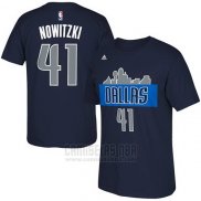 Camiseta Manga Corta Dirk Nowitzki Dallas Mavericks Azul3